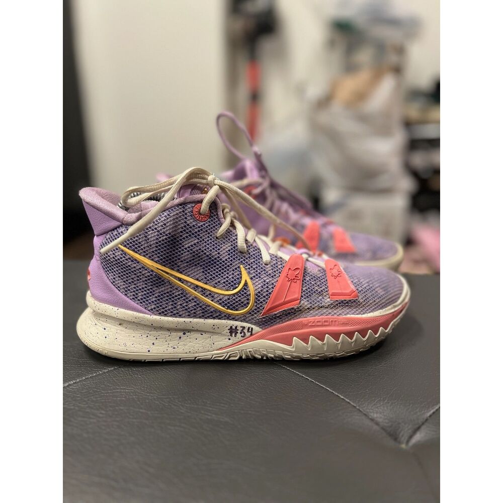 Nike Kyrie 7 Daughter Daybreak Citron Pulse Purple Pink W9 / M7.5